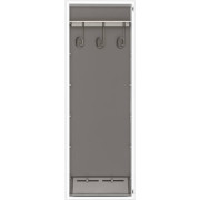 Kristalia - Coat BoxOne Wandgarderobe Wei? / T?r Spiegel