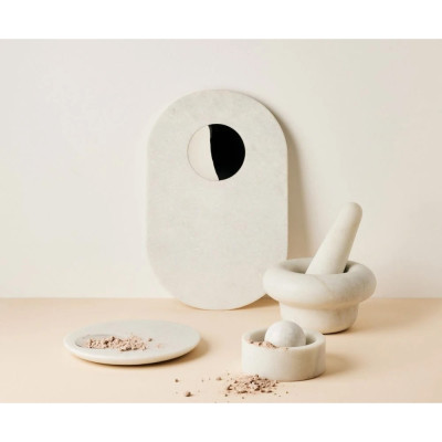 Tom DIxon - Stone Steinstößel und Mörser Weiß Tom DIxon - Stone Steinstößel und Mörser Weiß