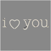 Seletti - I Love You Composition Neon Leuchtbuchstaben