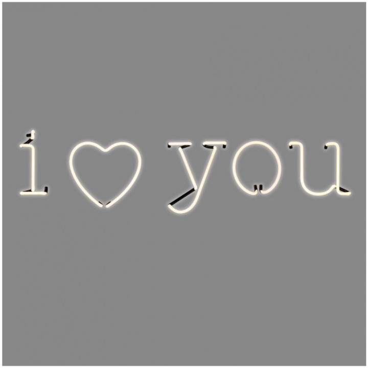 Seletti - I Love You Composition Neon Leuchtbuchstaben Seletti - I Love You Composition Neon Leuchtbuchstaben