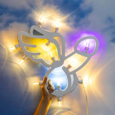 Seletti - Panel Wandleuchte Flying Penis