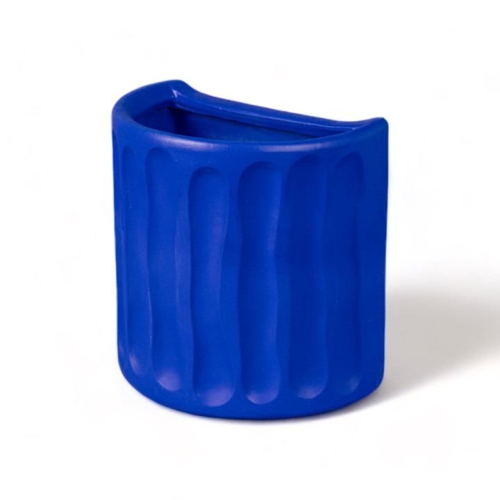 Seletti - Magna Graecia Wand-Vase Dorico Blau Seletti - Magna Graecia Wand-Vase Dorico Blau