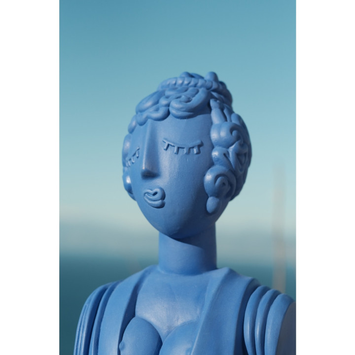 Seletti - Magna Graecia Büste Poppea Blau Seletti - Magna Graecia Büste Poppea Blau