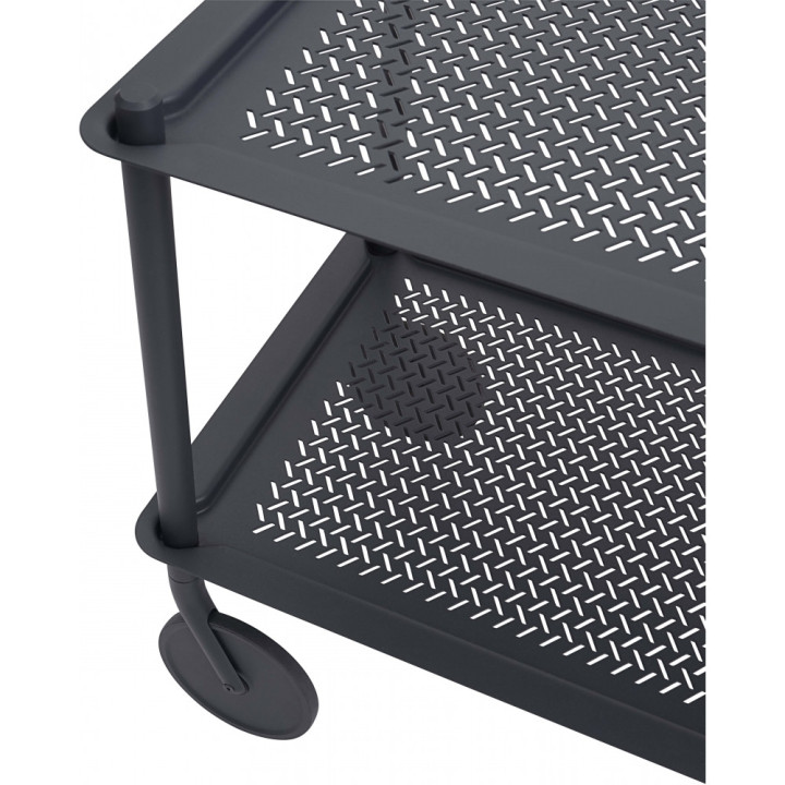 Muuto - Flow Trolley 2-Ebenen Blau grau Muuto - Flow Trolley 2-Ebenen Blau grau