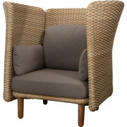 Cane-line - Arch Loungesessel mit hohen Arm-/R?ckenlehnen