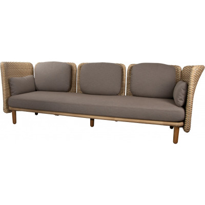 Cane-line - Arch Sofa 3-Sitzer mit niedrigen Arm-/R?ckenlehnen Cane-line - Arch Sofa 3-Sitzer mit niedrigen Arm-/R?ckenlehnen