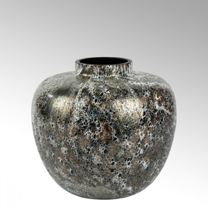 Lambert - Paoma Vase Schwarz-Weiß-Kupfer Lambert - Paoma Vase Schwarz-Weiß-Kupfer