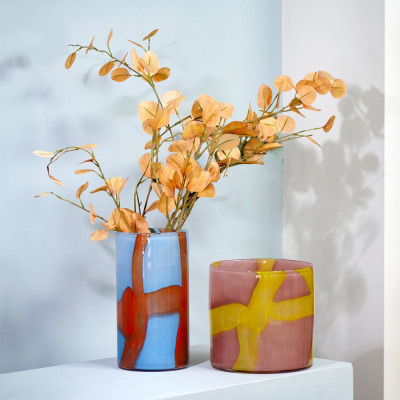 Lambert - Varanasi Vase Blau/Rost Lambert - Varanasi Vase Blau/Rost