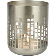 Lambert - Varosi Windlicht Eisen Patiniert Matt Nickel