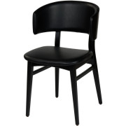Lambert - Leander Stuhl Schwarz Gebeizt