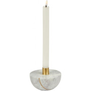 Lambert - Emisfero Kerzenhalter Wei?/Gold