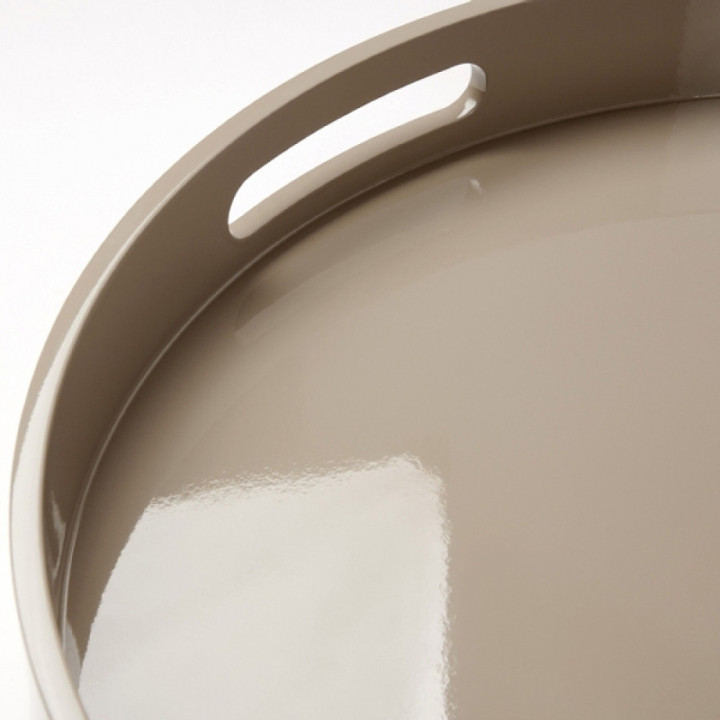 Lambert - Enzo Tablett Taupe Ø35 cm Lambert - Enzo Tablett Taupe Ø35 cm