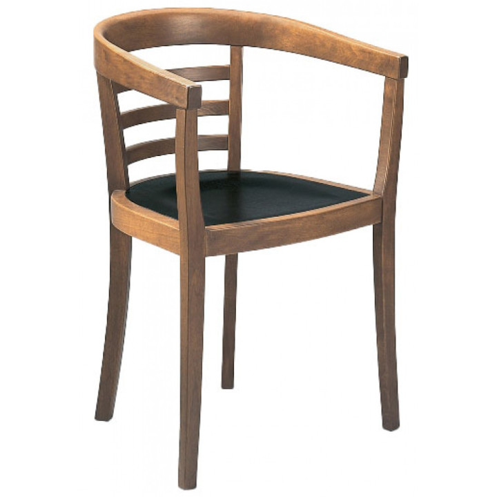 Lambert - Julius Stuhl nussbraun gebeizt